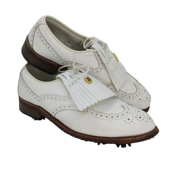 FootJoy | Shoes | Foot Joy Classic Lites Womens Preowned Whiteleather ...